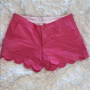Lilly Pulitzer shorts scalloped